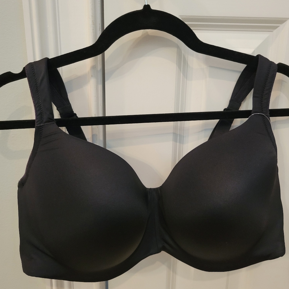 Soma Stunning Support Smooth Balconette Black Bra Size 38G NWT